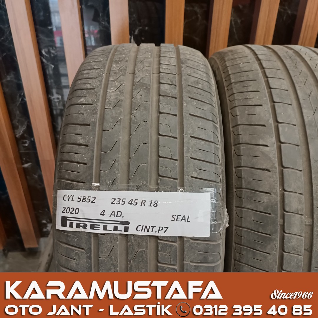 235 45 R 18 PIRELLI P7 CINTURATO 94W * 2020 * 4 ADET * CYL5852