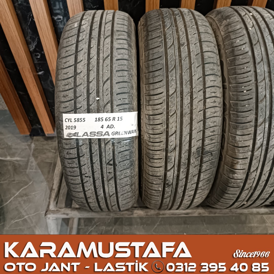 185 65 R 15 LASSA GREENWAYS 88H * 2019 * 4 ADET * CYL5855