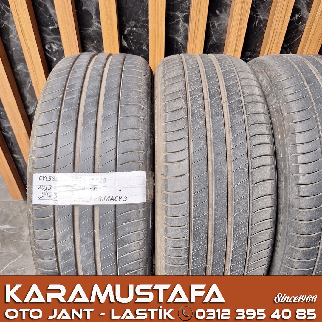 225 55 R 18 MICHELIN PRIMACY3 98V * 2019 * 4 ADET * CYL5859
