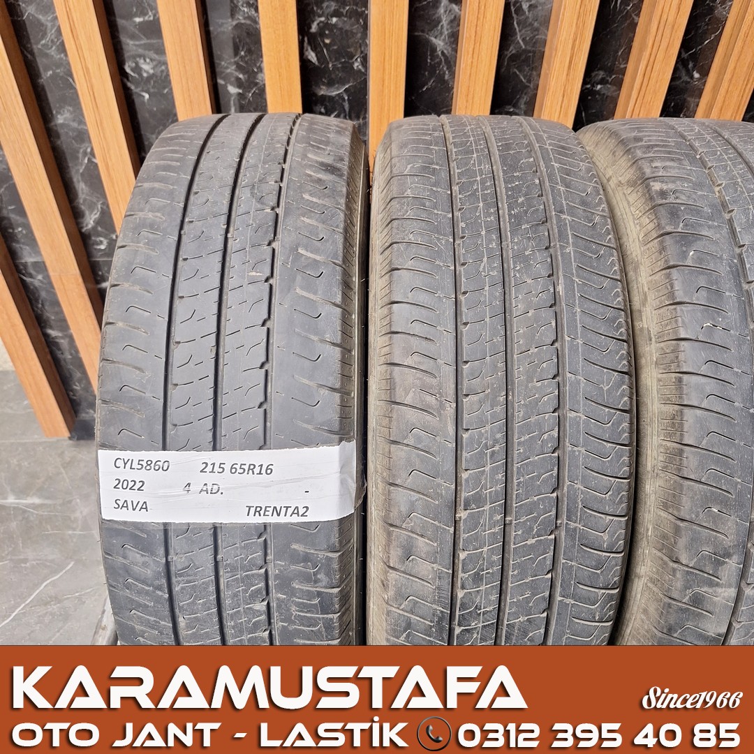 215 65 R 16 SAVA TRENTA3 109T * 2022 * 4 ADET * CYL5860