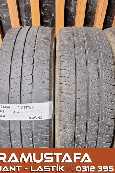 215 65 R 16 SAVA TRENTA3 109T * 2022 * 4 ADET * CYL5860 **