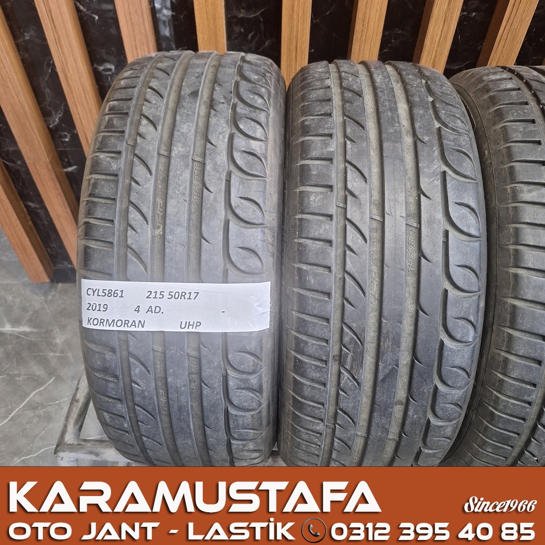 215 50 R 17 KORMORAN UHP 95W * 2019 * 4 ADET * CYL5861