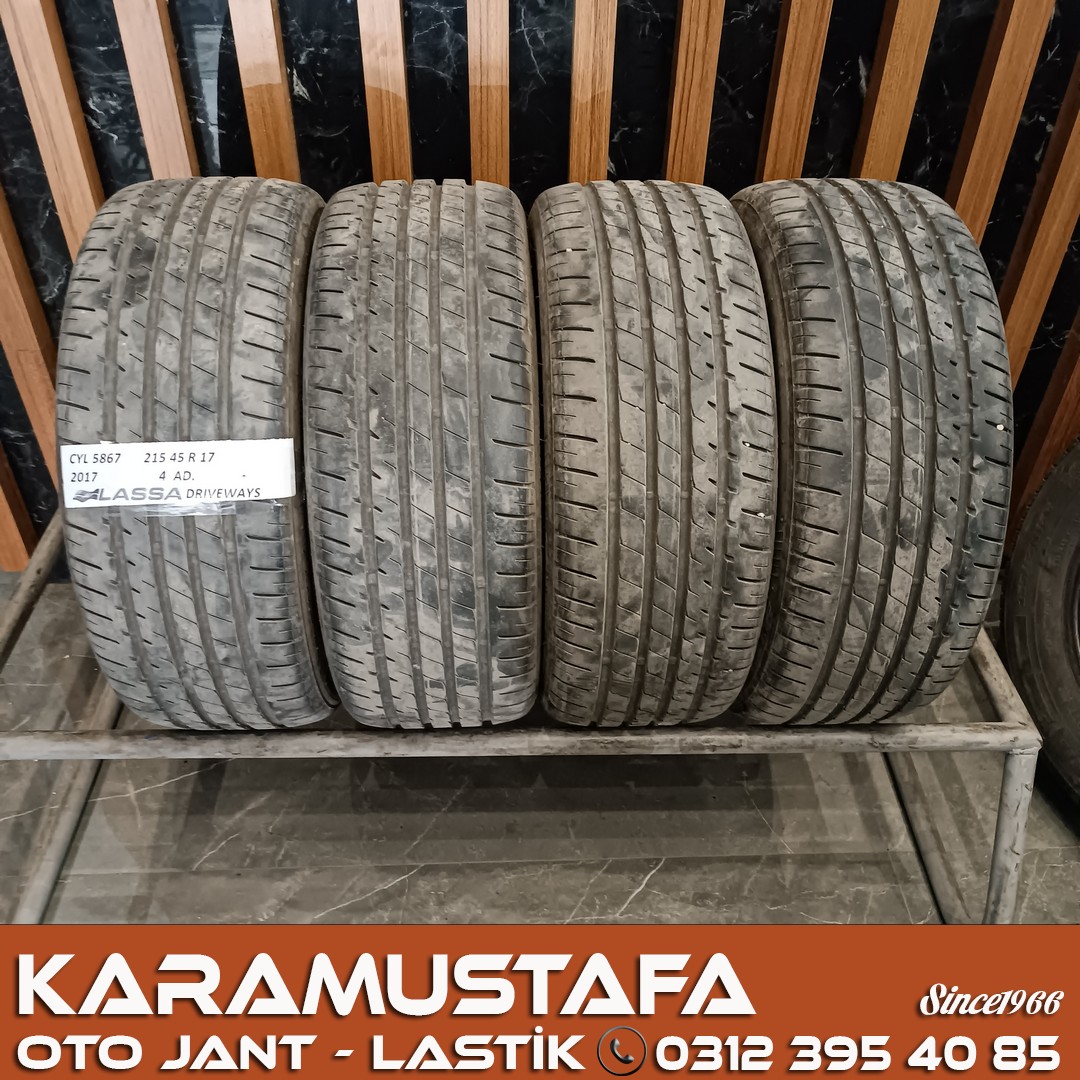 215 45 R 17 LASSA DRIVEWAYS 91W * 2017 * 4 ADET * CYL5867