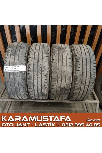 235 65 R 16 C MICHELIN AGILIS 107T * 2016 * 4 ADET * CYL5868 **