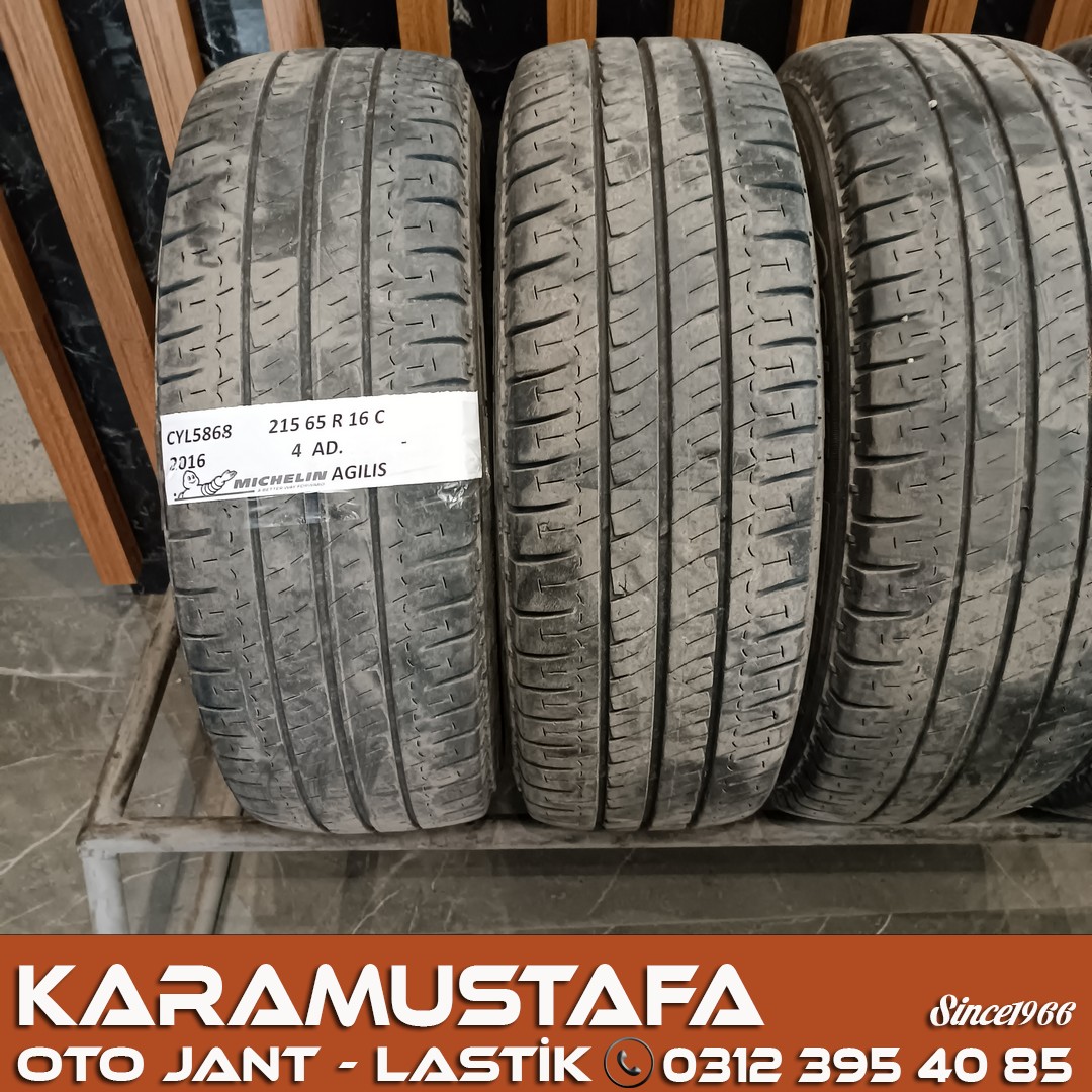 235 65 R 16 C MICHELIN AGILIS 107T * 2016 * 4 ADET * CYL5868