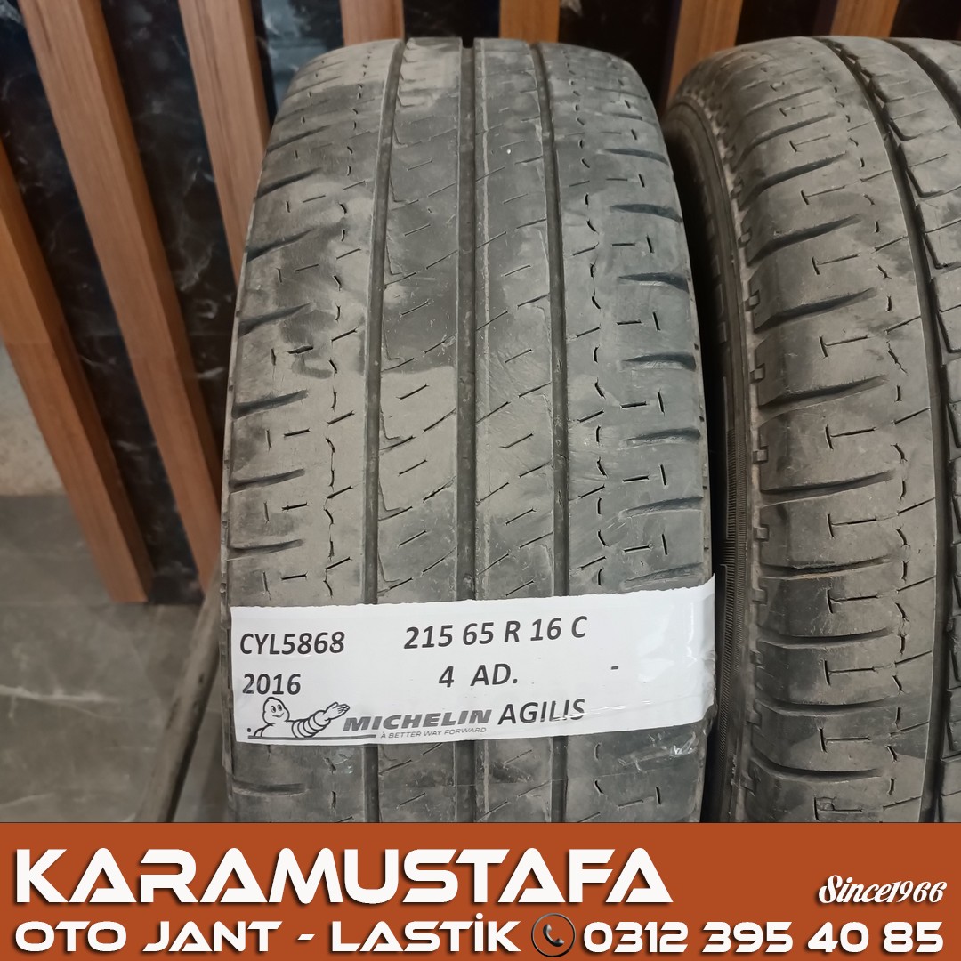 235 65 R 16 C MICHELIN AGILIS 107T * 2016 * 4 ADET * CYL5868