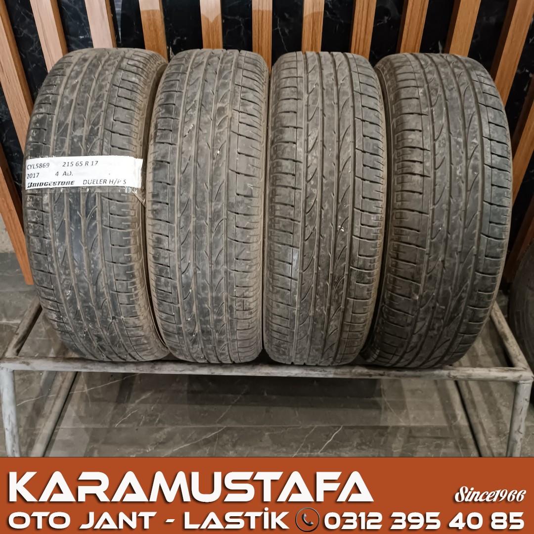 215 65 R 17 BRIDGESTONE DUELER HP SPORT 99V * 2017 * 4 ADET * CYL5869