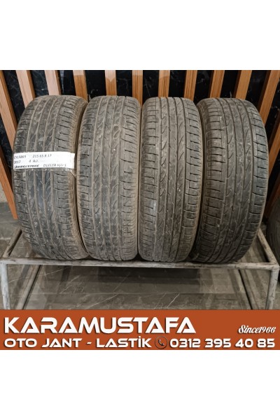 215 65 R 17 BRIDGESTONE DUELER HP SPORT 99V * 2017 * 4 ADET * CYL5869 **