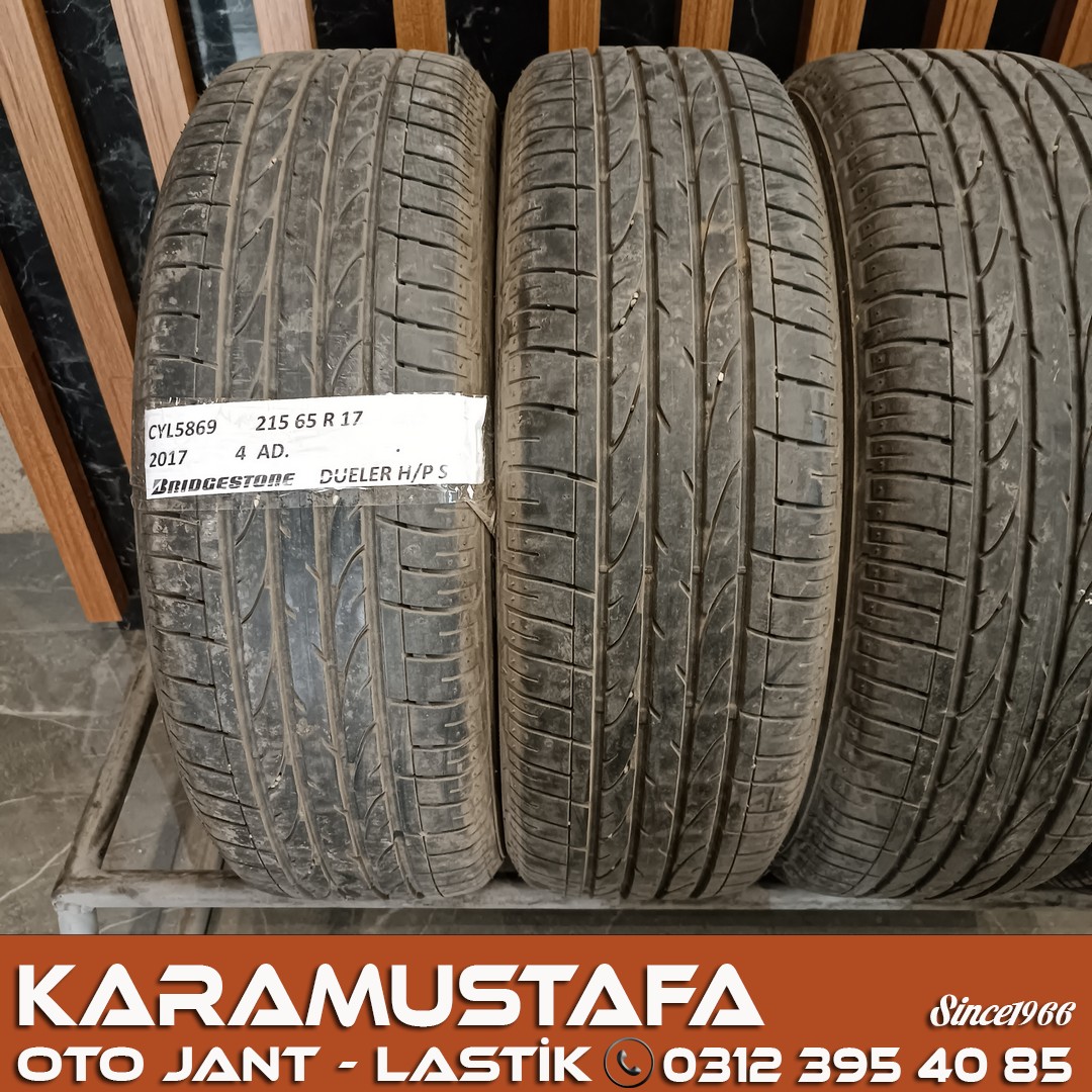 215 65 R 17 BRIDGESTONE DUELER HP SPORT 99V * 2017 * 4 ADET * CYL5869