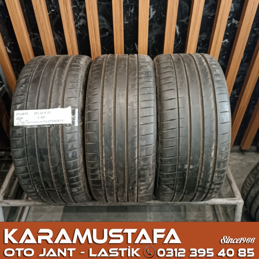 265 40 R 20 MICHELIN PILOTSPORT4 S 104Y * 2020 * 3 ADET * CYL5874