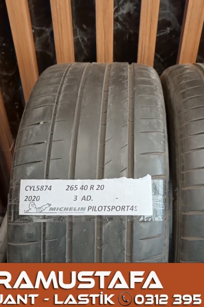 265 40 R 20 MICHELIN PILOTSPORT4 S 104Y * 2020 * 3 ADET * CYL5874
