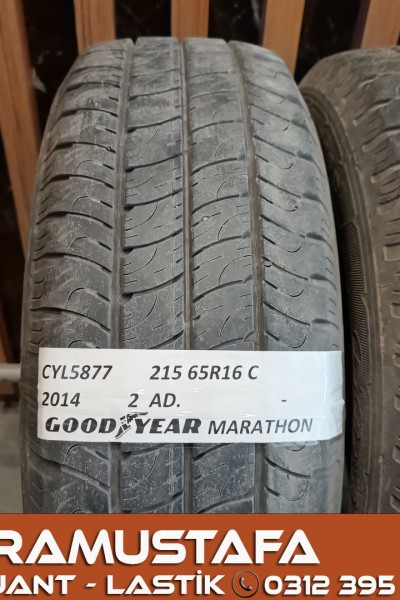 215 65 R 16 GOODYEAR MARATHON 106T * 2014 * 2 ADET * CYL5877 **