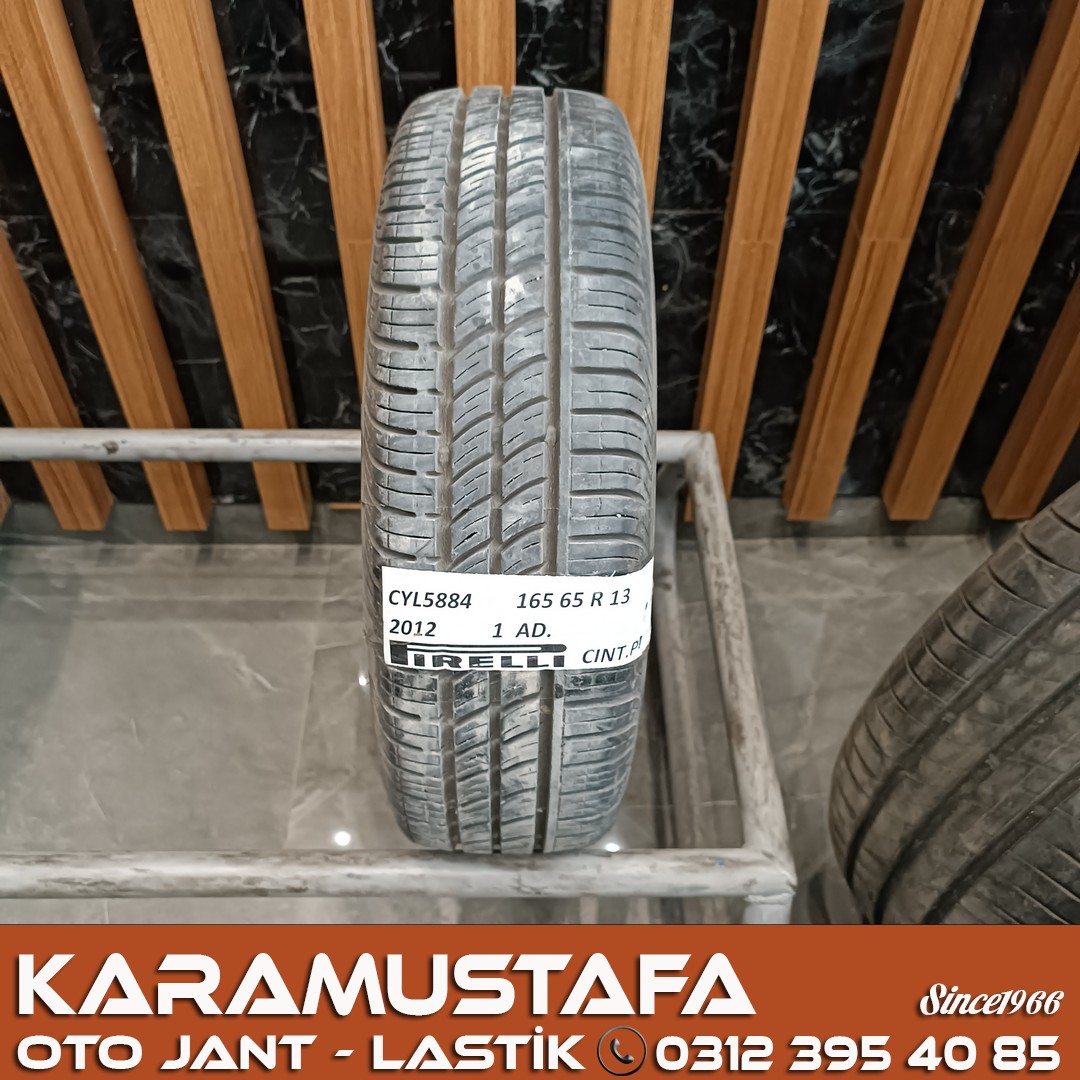 165 65 R 13 PIRELLI  CP4 77T * 2012 * 1 ADET * CYL5884