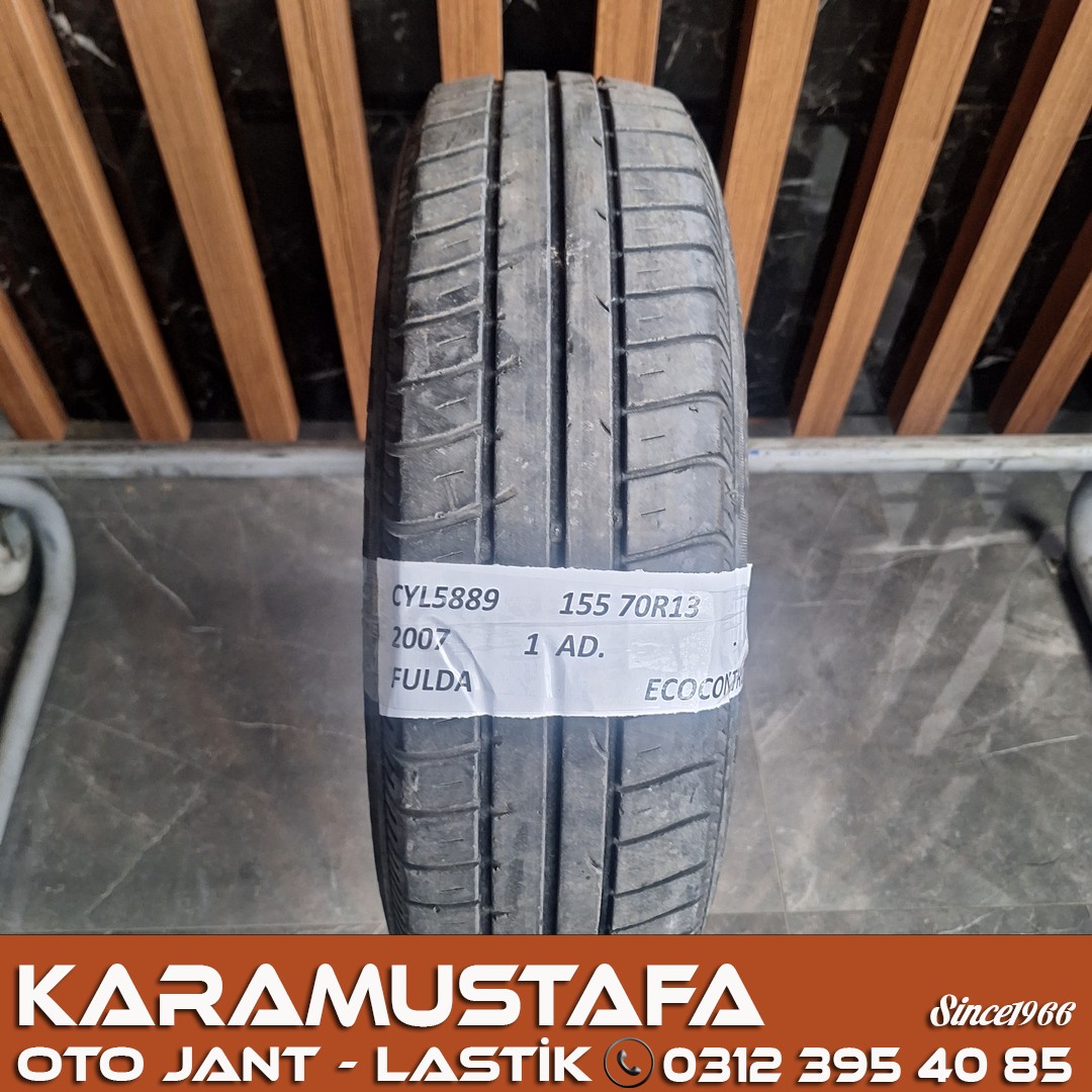 155 70 R 13 FULDA ECO CONTROL 75T * 2007 * 1 ADET * CYL5889