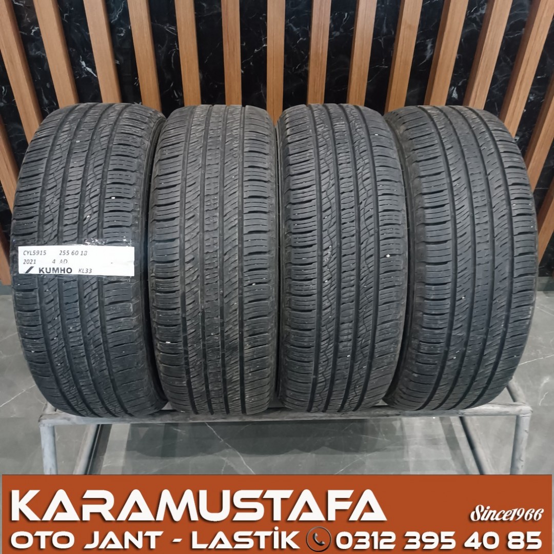 255 60 R 18 KUMHO KL33 108H * 2021 * 4 ADET * CYL5915