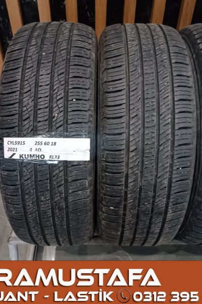 255 60 R 18 KUMHO KL33 108H * 2021 * 4 ADET * CYL5915