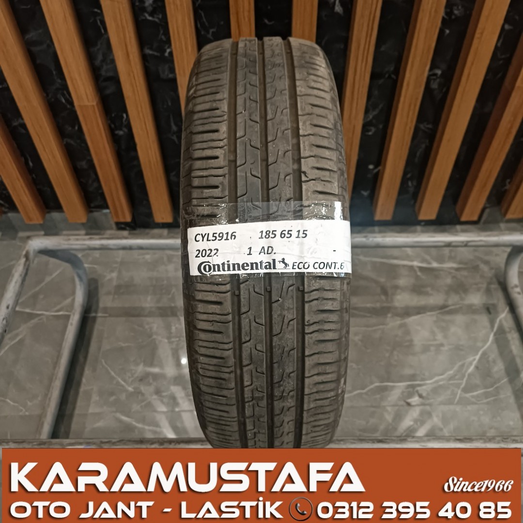 185 65 R 15 CONTINENTAL EC6 88T * 2022 * 1 ADET * CYL5916