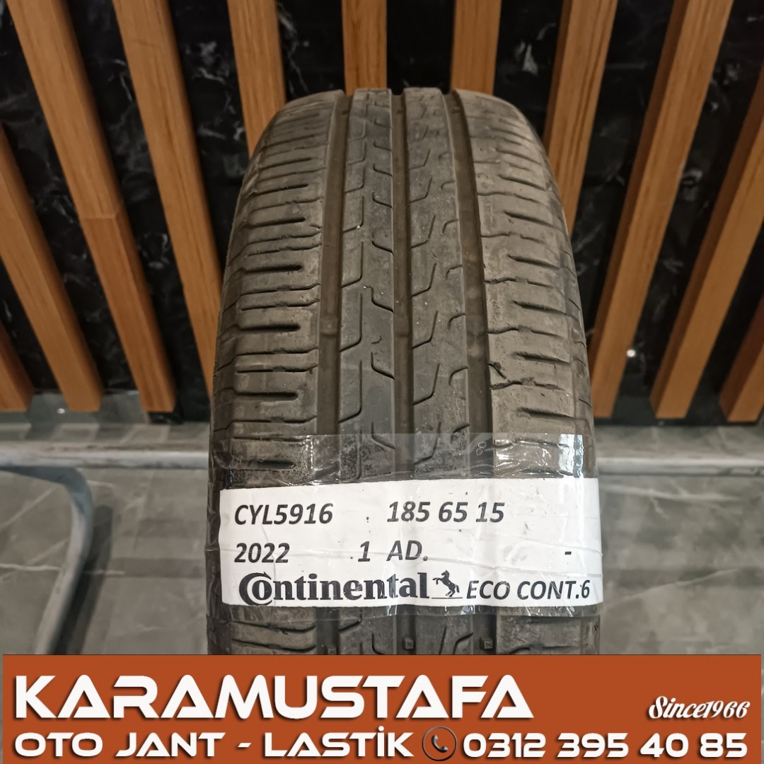 185 65 R 15 CONTINENTAL EC6 88T * 2022 * 1 ADET * CYL5916
