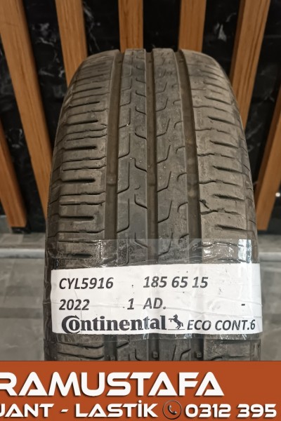 185 65 R 15 CONTINENTAL EC6 88T * 2022 * 1 ADET * CYL5916 **