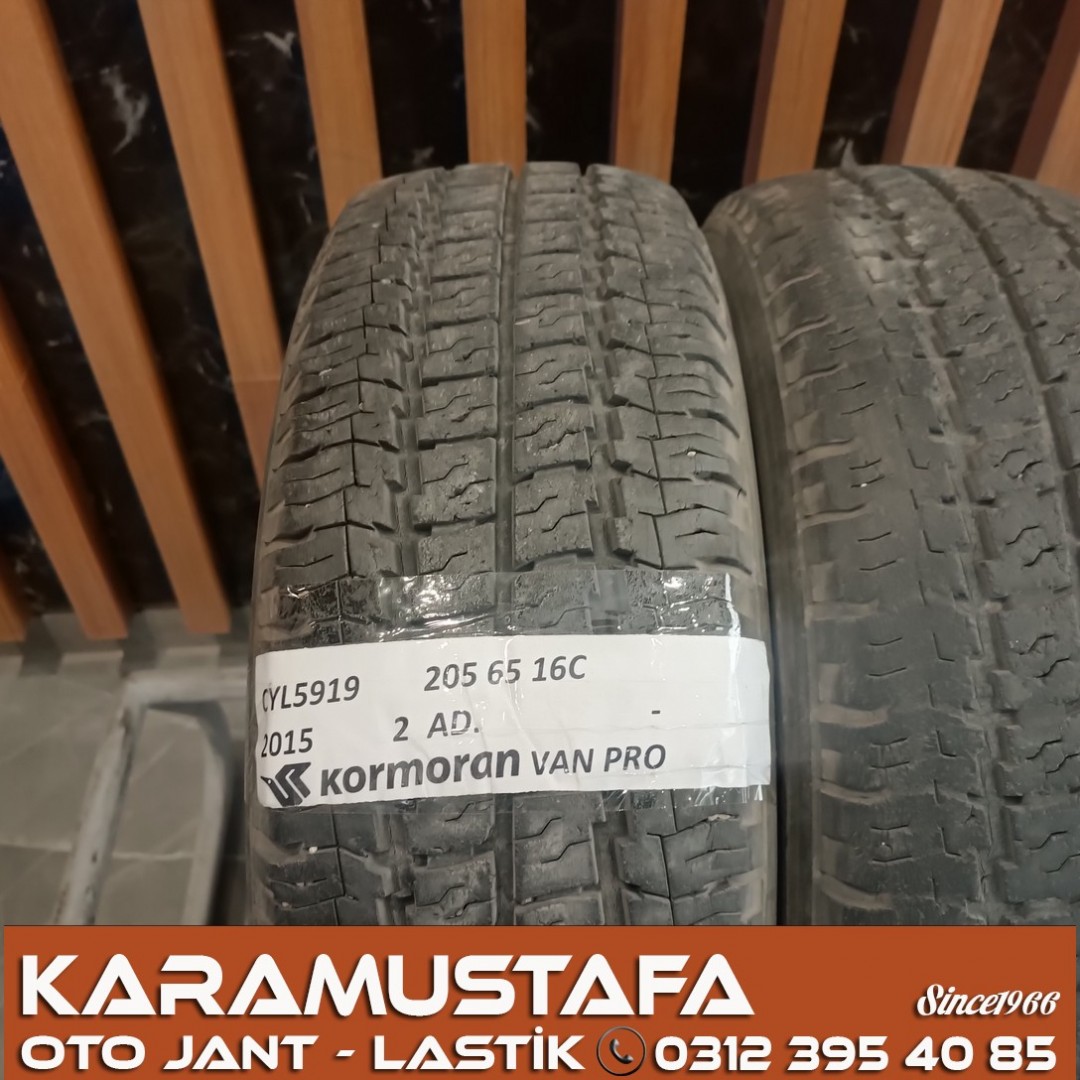 205 65 R 16 KORMORAN VANPRO * 2015 * 2 ADET * CYL5919