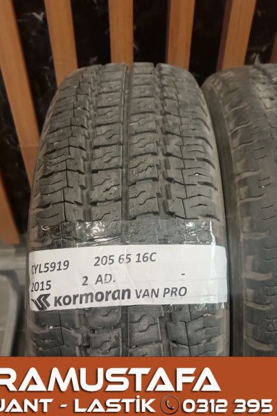 205 65 R 16 KORMORAN VANPRO * 2015 * 2 ADET * CYL5919 **