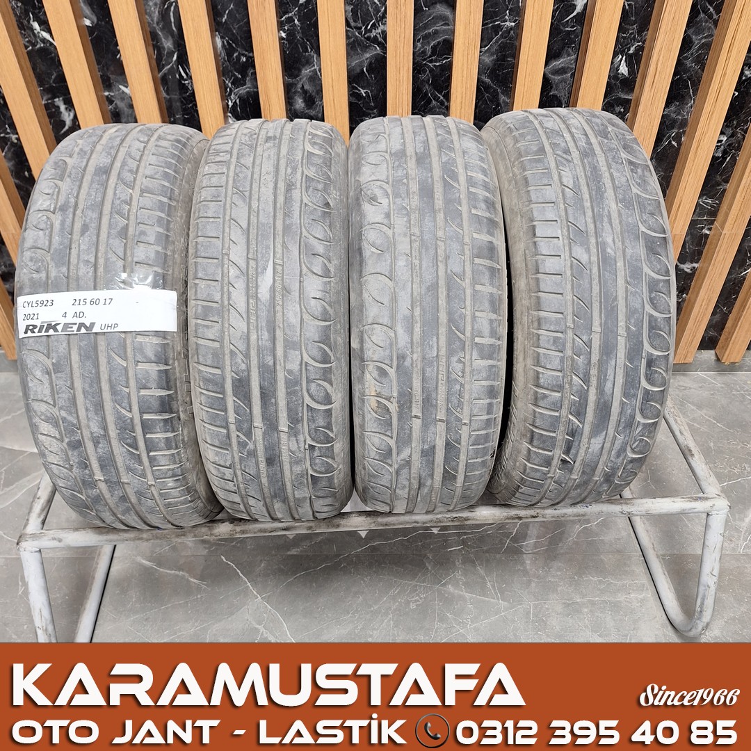 215 60 R 17 RIKEN UHP 96H * 2021 * 4 ADET * CYL5923
