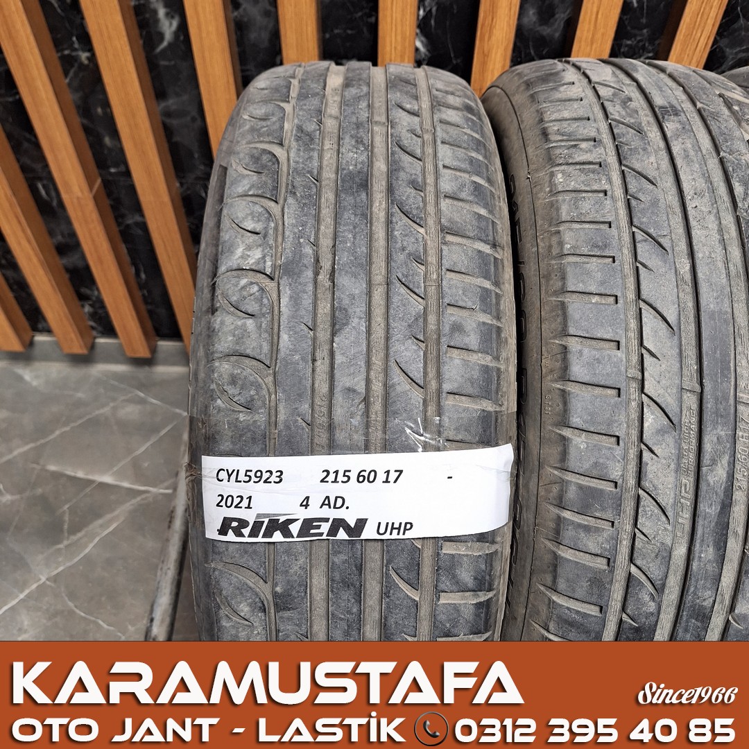 215 60 R 17 RIKEN UHP 96H * 2021 * 4 ADET * CYL5923