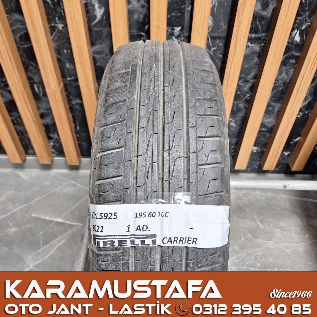 195 60 R 16C PIRELLI CARRIER 99/97T * 2021 * 1 ADET * CYL5925