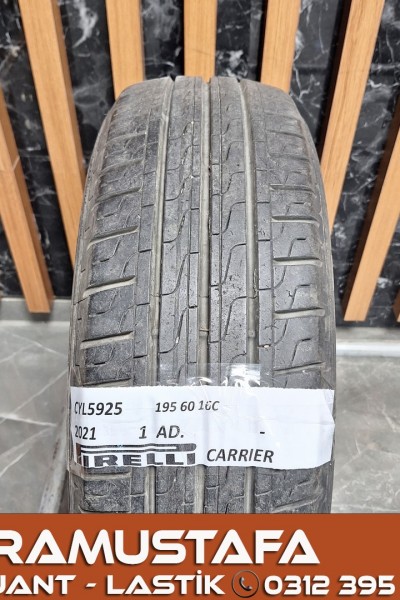 195 60 R 16C PIRELLI CARRIER 99/97T * 2021 * 1 ADET * CYL5925 **
