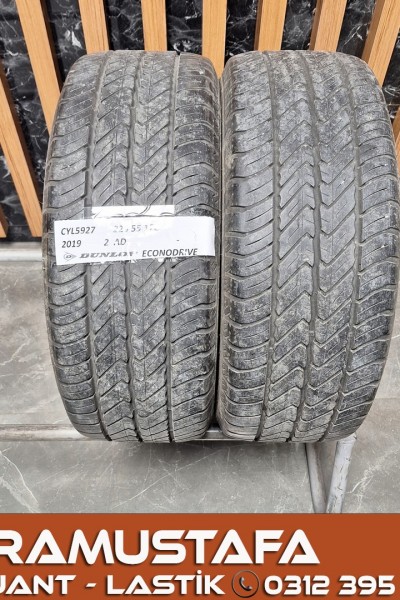 225 55 R 17C DUNLOP ECONODRIVE 109/107T * 2019 * 2 ADET * CYL5927 **