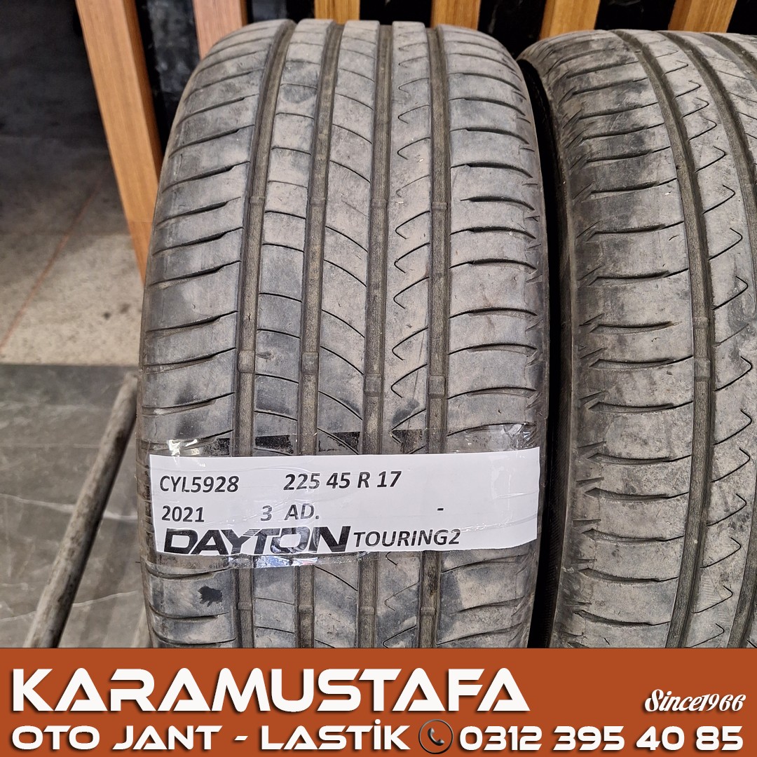 225 45 R 17 DAYTON TOURING 2 91W * 2021 * 3 ADET * CYL5928