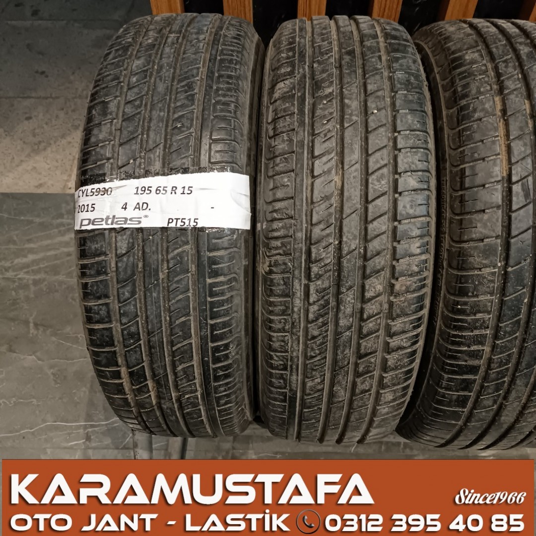 195 65 R 15 PETLAS PT515 88T * 2015 * 4 ADET * CYL5930