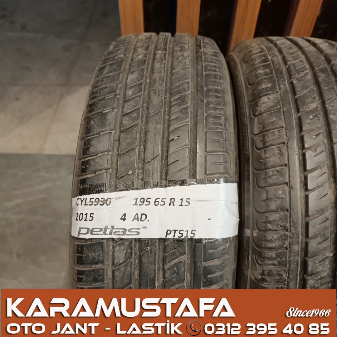 195 65 R 15 PETLAS PT515 88T * 2015 * 4 ADET * CYL5930