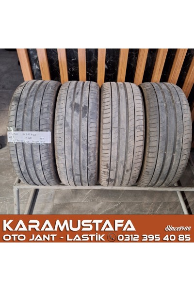 225 45 R 18 MICHELIN PRIMACY 3 ZP * 2020 * 4 ADET * CYL5931 **