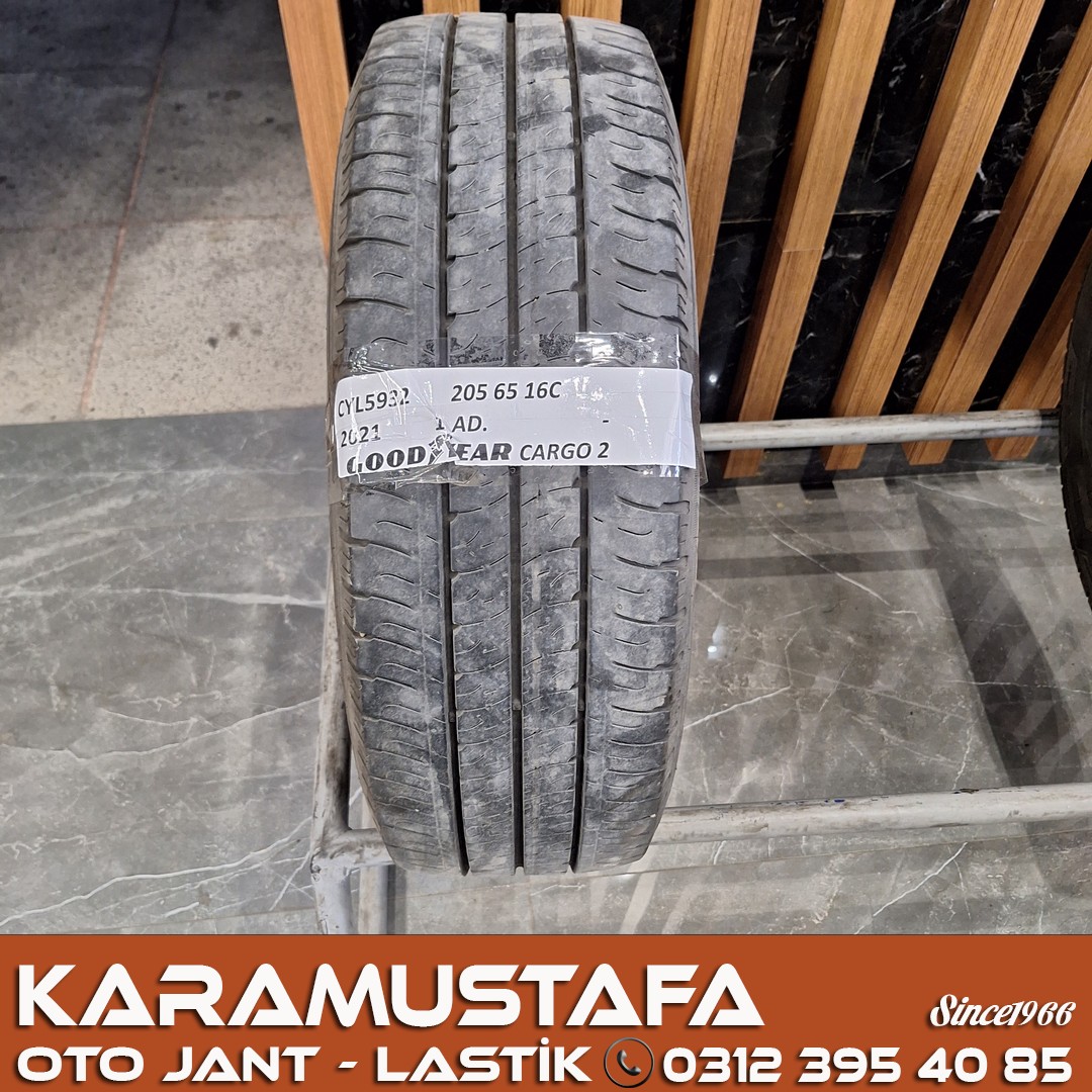 205 65 R 16C GOODYEAR CARGO 2 107/105T * 2021 * 1 ADET * CYL5932