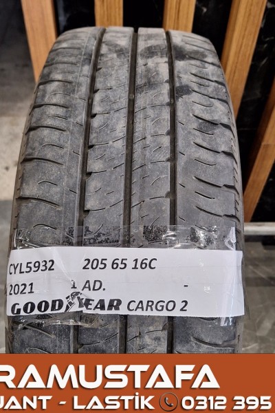 205 65 R 16C GOODYEAR CARGO 2 107/105T * 2021 * 1 ADET * CYL5932 **