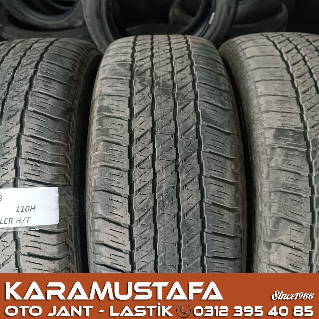 265 60 R 18 BRIDGESTONE DUELER H/T 110H * 2022 * 4 ADET * CYL5947