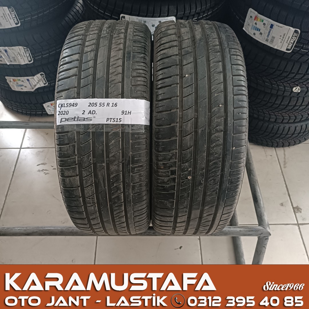 205 55 R 16 PETLAS PT515 91H * 2020 * 2 ADET * CYL5949