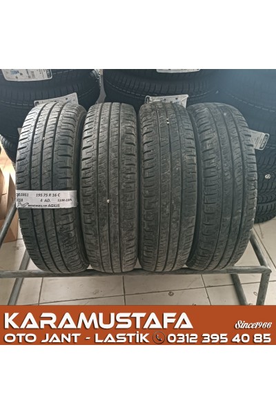 195 75 R 16 MICHELIN AGILIS 110R * 2018 * 4 ADET * CYL5951