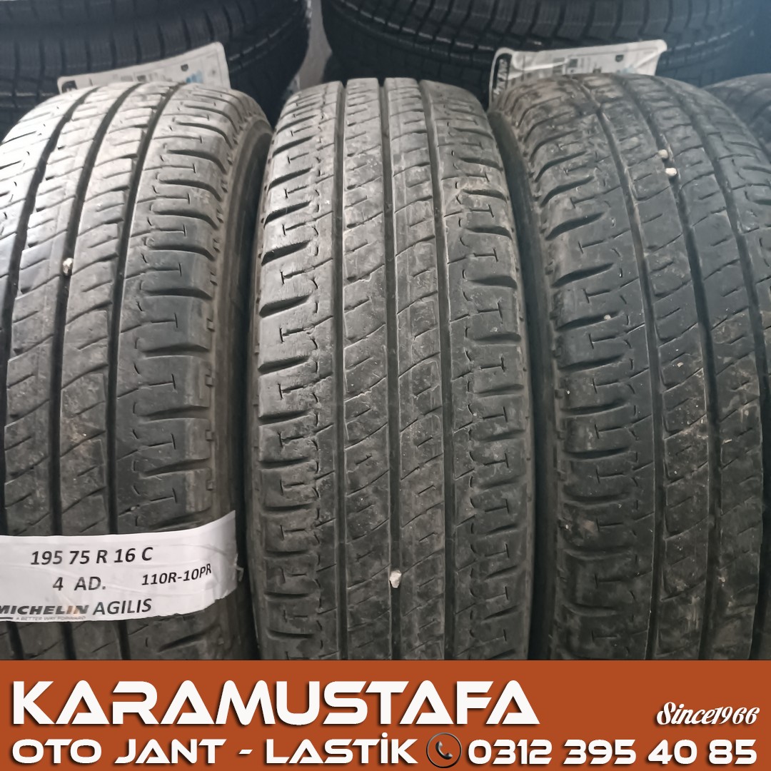 195 75 R 16 MICHELIN AGILIS 110R * 2018 * 4 ADET * CYL5951