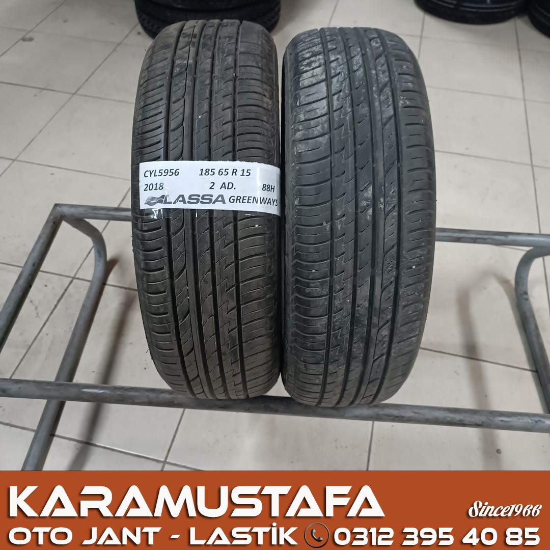 185 65 R 15 LASSA GREENWAYS 88H * 2018 * 2 ADET * CYL5956