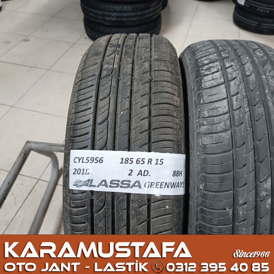 185 65 R 15 LASSA GREENWAYS 88H * 2018 * 2 ADET * CYL5956