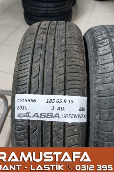 185 65 R 15 LASSA GREENWAYS 88H * 2018 * 2 ADET * CYL5956 **