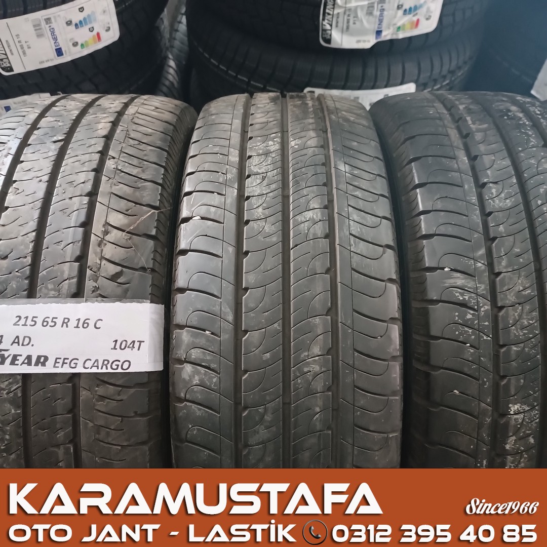 215 65 R 16 GOODYEAR EFG CARGO 104T * 2022 * 4 ADET * CYL5959