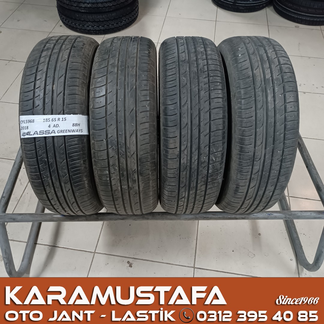 185 65 R 15 LASSA GREENWAYS 88H * 2018 * 4 ADET * CYL5968