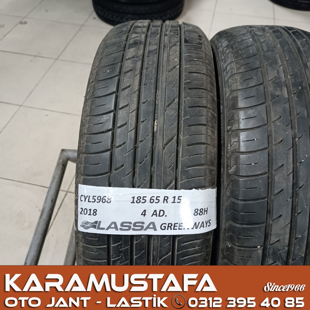 185 65 R 15 LASSA GREENWAYS 88H * 2018 * 4 ADET * CYL5968