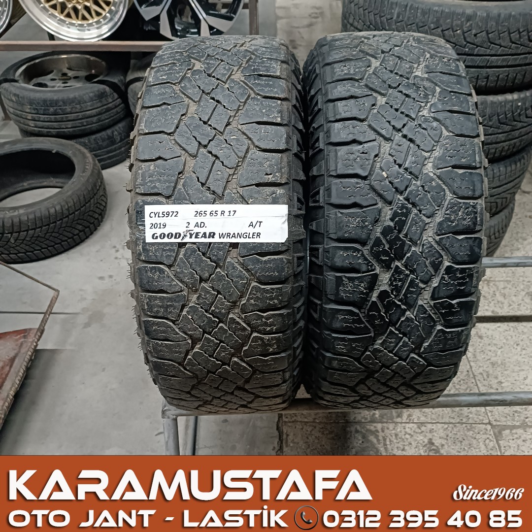 265 65 R 17 GOODYEAR WRANGLER A/T 112Q * 2020 * 2 ADET * CYL5972