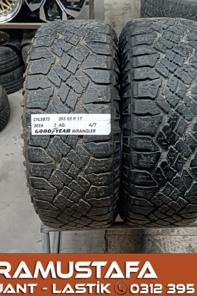 265 65 R 17 GOODYEAR WRANGLER A/T 112Q * 2020 * 2 ADET * CYL5972