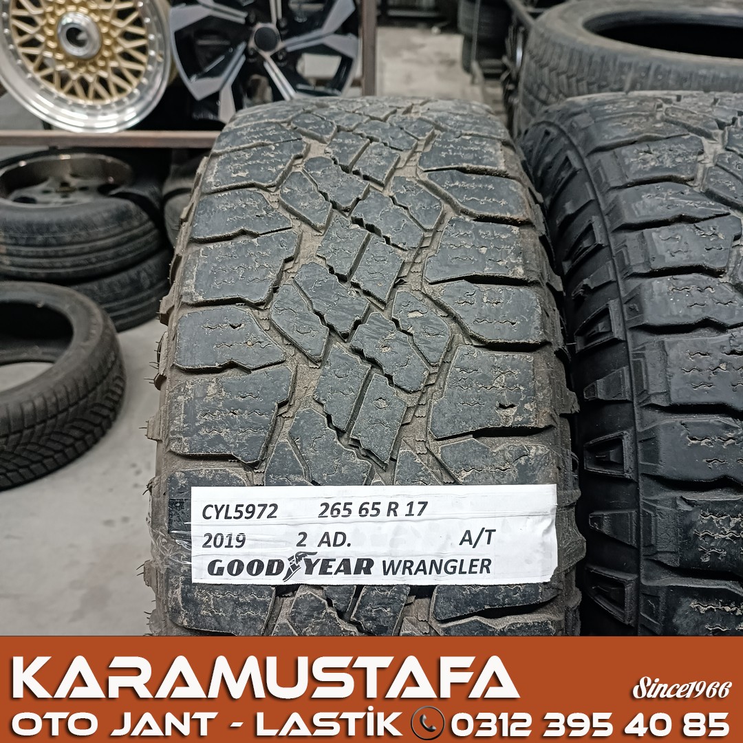 265 65 R 17 GOODYEAR WRANGLER A/T 112Q * 2020 * 2 ADET * CYL5972