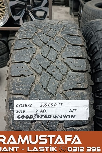 265 65 R 17 GOODYEAR WRANGLER A/T 112Q * 2020 * 2 ADET * CYL5972